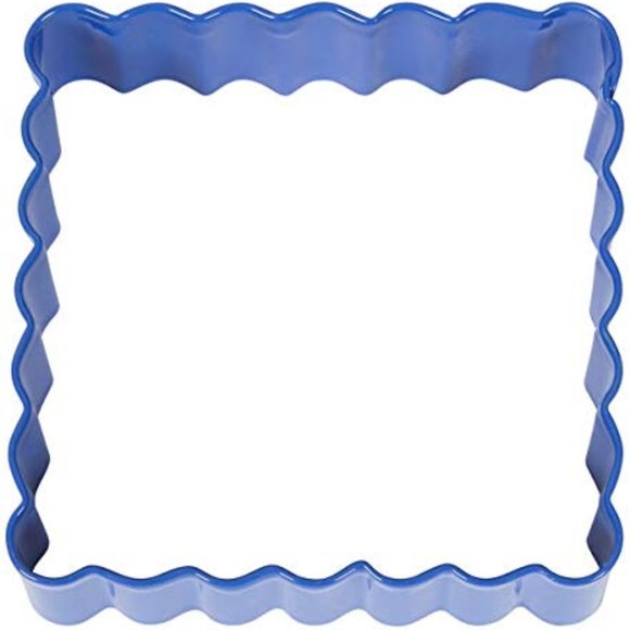 Wilton Cookie Cutter Metal Scallop Square